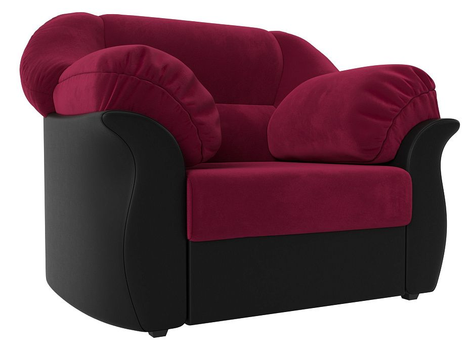 Кресло Карнелла (бордовый\черный цвет)