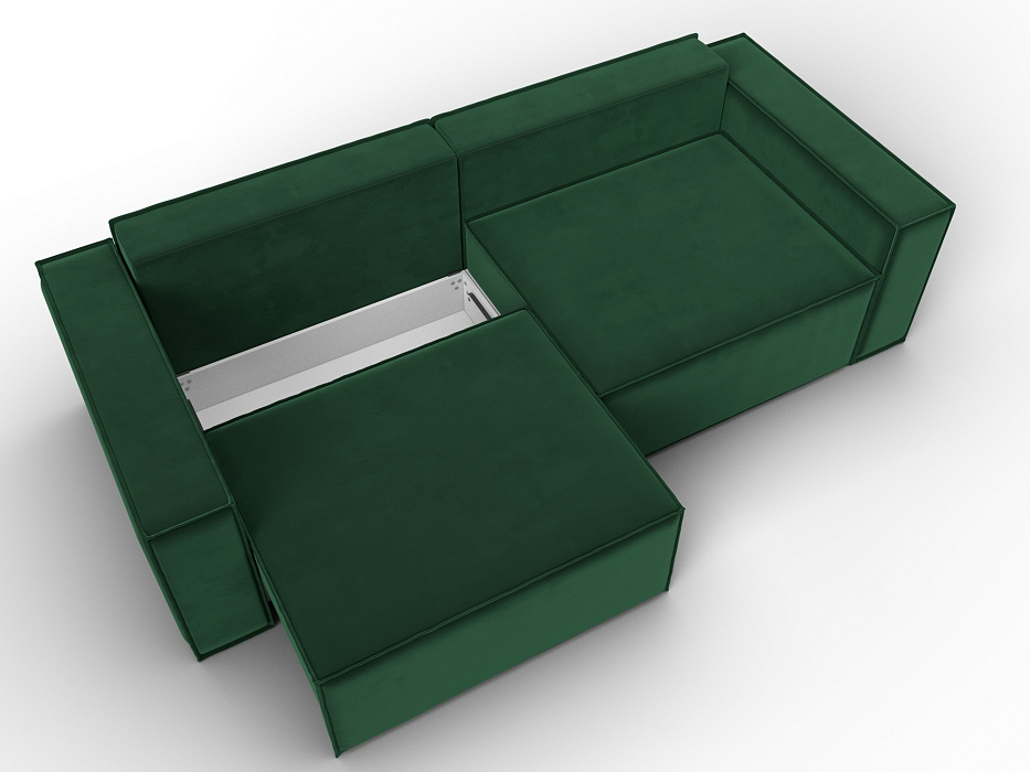 Диван прямой Куба (seven 626 зеленый)