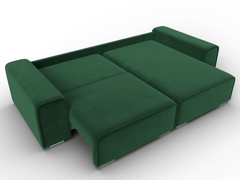 Диван угловой Лига-029 (seven 626 зеленый)