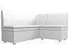 Кухонный угловой диван Уют правый угол (белый цвет)