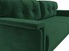 Прямой диван Оксфорд (зеленый цвет)