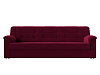 Прямой диван Карелия (бордовый)