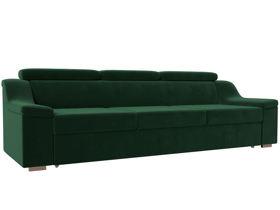 Прямой диван Линдос (зеленый)
