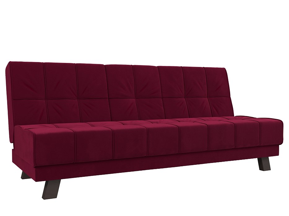 Прямой диван Винсент (бордовый цвет)