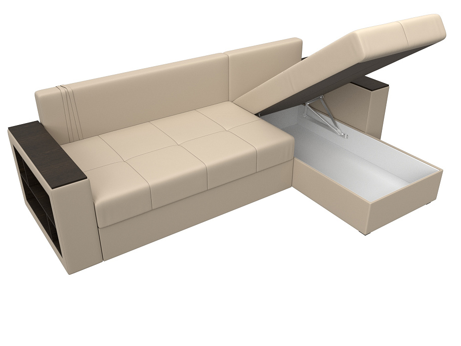 Диван угловой Дубай Лайт угол универсальный (бежевый)