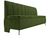 Кухонный прямой диван Кантри (зеленый)