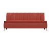 Кухонный прямой диван Кантри (коралловый цвет)