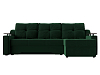Угловой диван Сенатор правый угол (зеленый цвет)