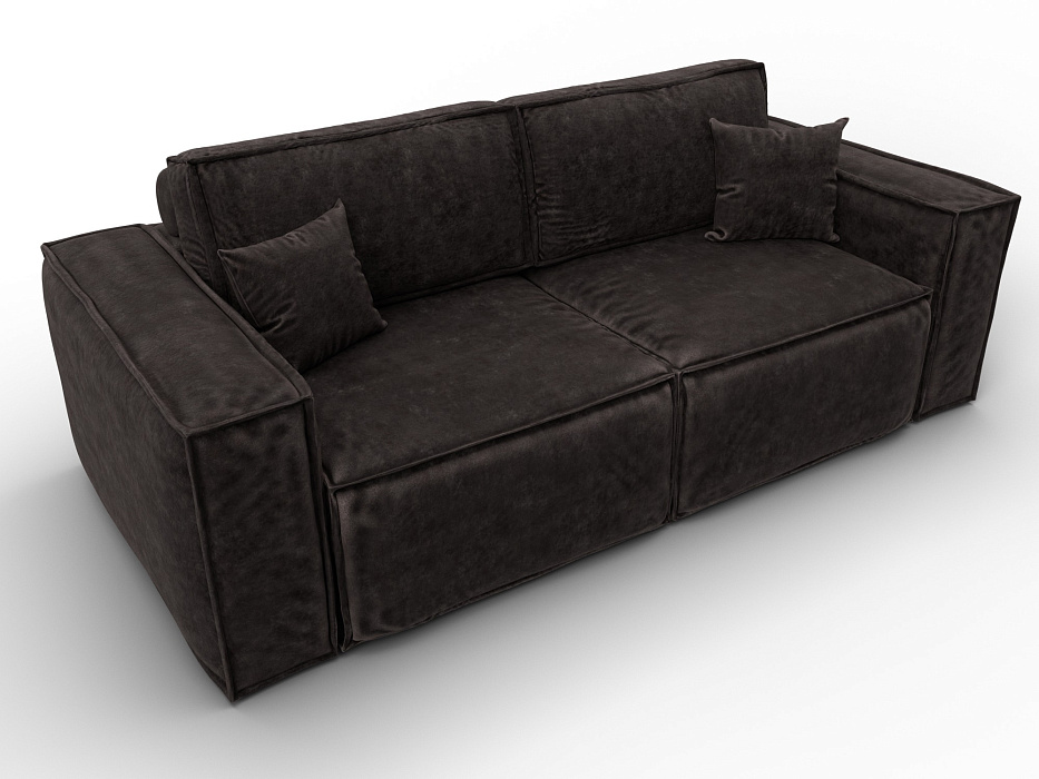 Диван прямой Лига-081 НПБ (brut 17 коричневый)