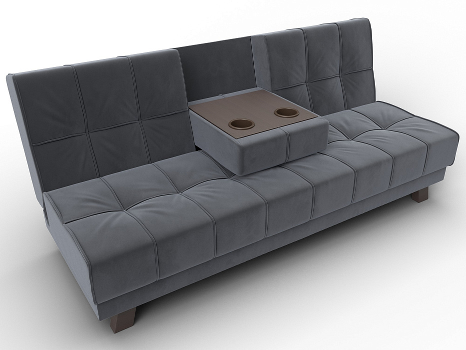 Диван прямой Винсент (серый)