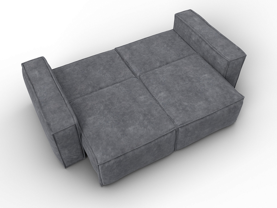 Диван прямой Лига-081 НПБ (brut 16 темно-серый)