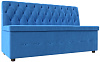 Кухонный прямой диван Вента (голубой цвет)