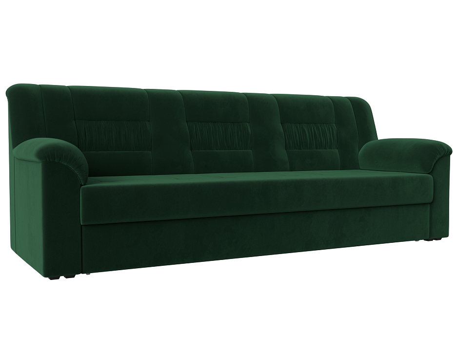 Прямой диван Карелия (зеленый цвет)