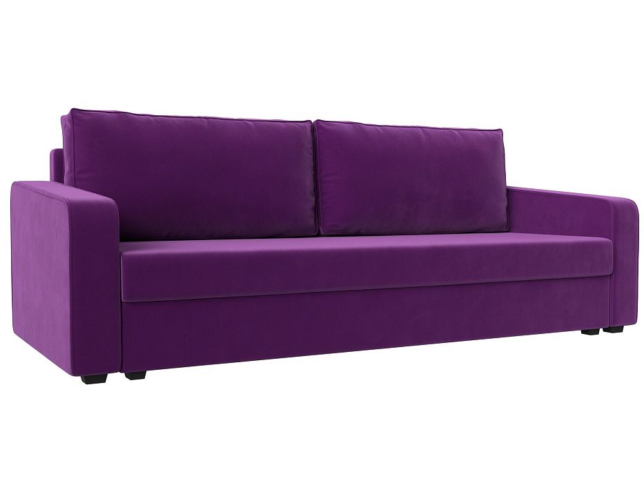 Прямой диван Лига-009 (фиолетовый цвет)