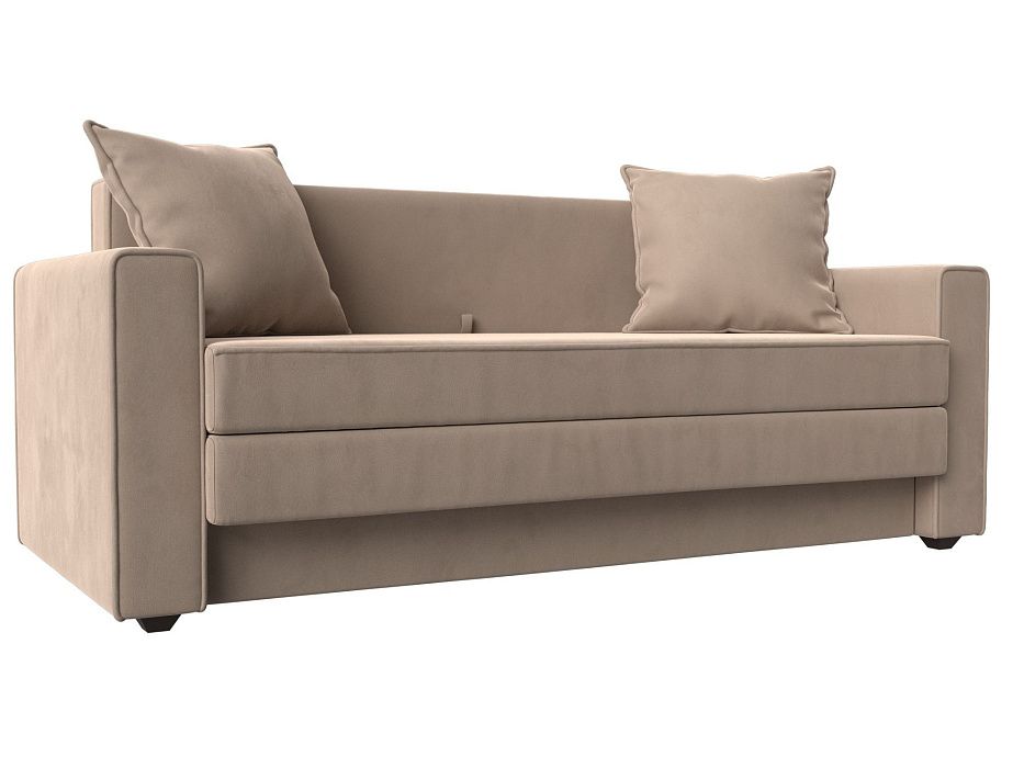Прямой диван Лига-012 (бежевый цвет)