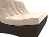Модуль Монреаль диван (бежевый\коричневый цвет)