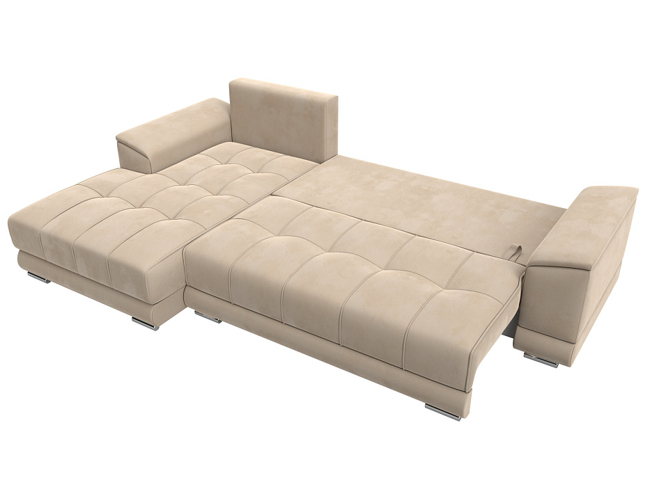 Диван угловой НордСтар левый угол (бежевый)