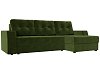 Угловой диван Эмир БС правый угол (зеленый цвет)