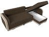 Угловой диван Марсель правый угол (коричневый\бежевый цвет)