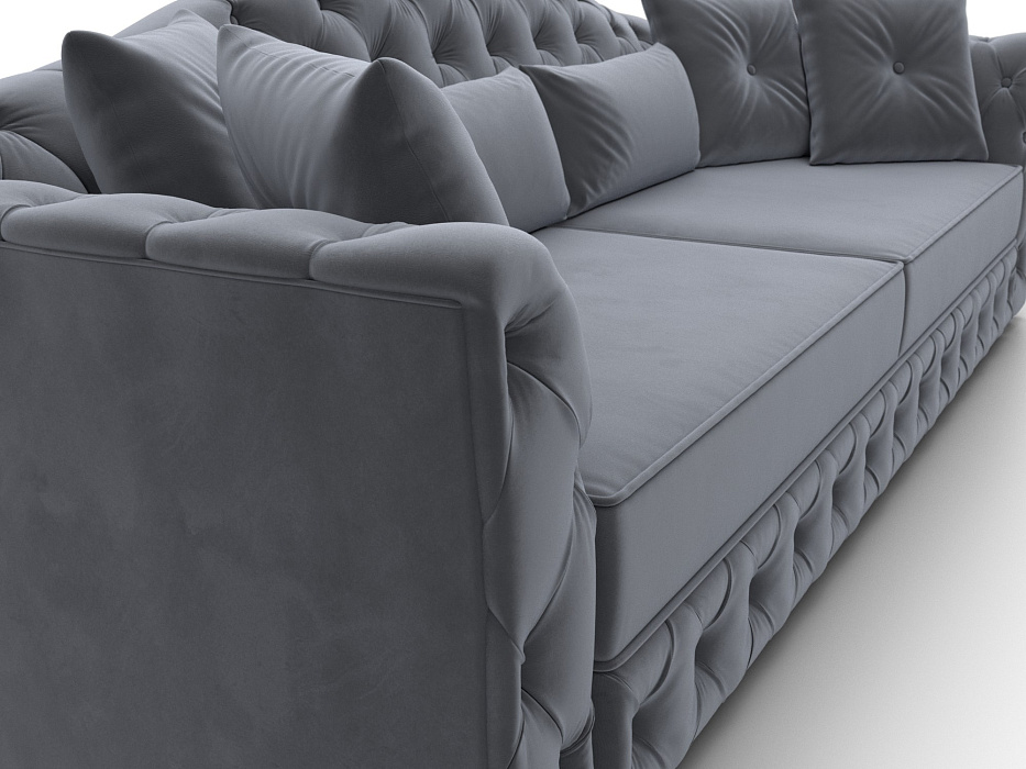 Диван прямой Артис (seven 17 серый)