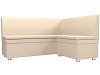 Кухонный угловой диван Уют правый угол (бежевый цвет)