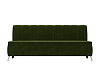 Кухонный прямой диван Кантри (зеленый)