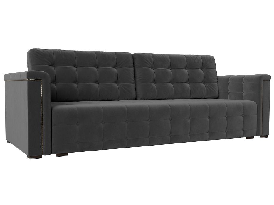 Прямой диван Лига-002 (серый цвет)