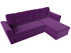 Угловой диван Амстердам Лайт правый угол (фиолетовый цвет)