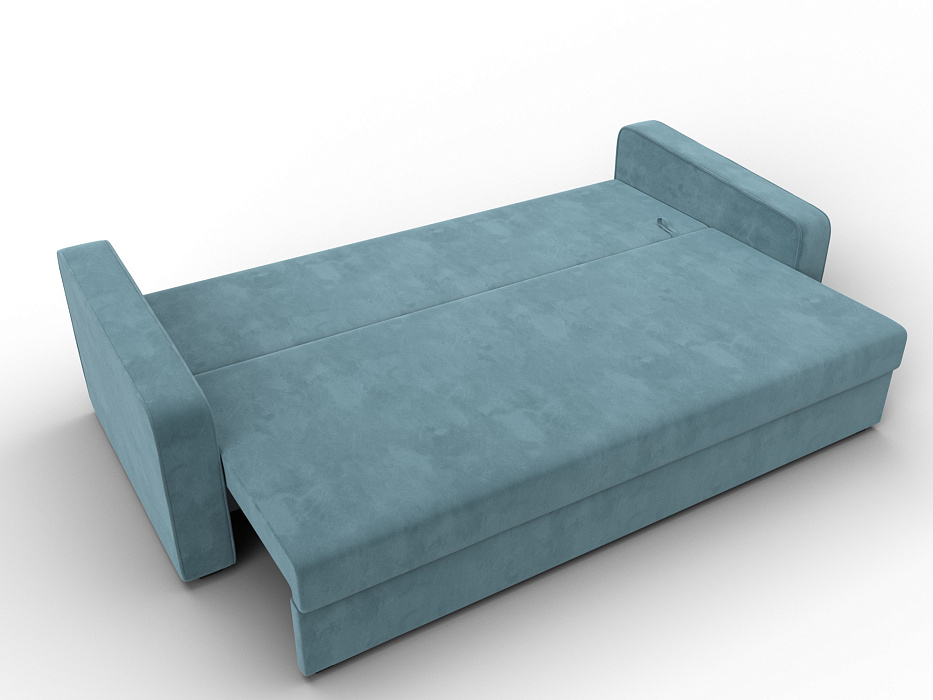 Диван прямой Лига-009 (seven 113 бирюзовый)