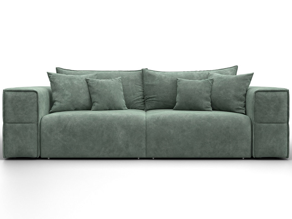 Диван прямой Лига-058 НПБ (brut 08 зеленый)