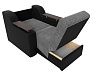 Кресло-кровать Сенатор 80 (серый\черный цвет)