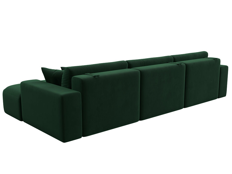 Диван угловой Лига-036 НПБ Классик Лонг правый угол (seven 626 зеленый)