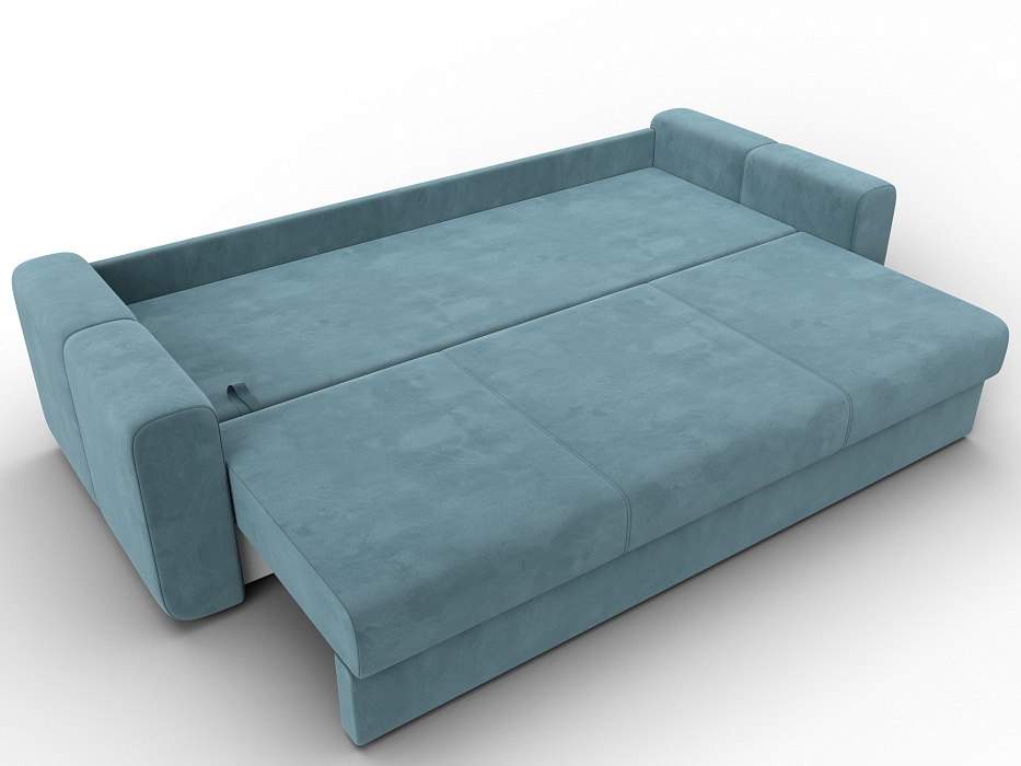 Диван прямой Лига-031 (seven 113 бирюзовый)