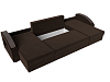 П-образный диван Канзас (коричневый цвет)