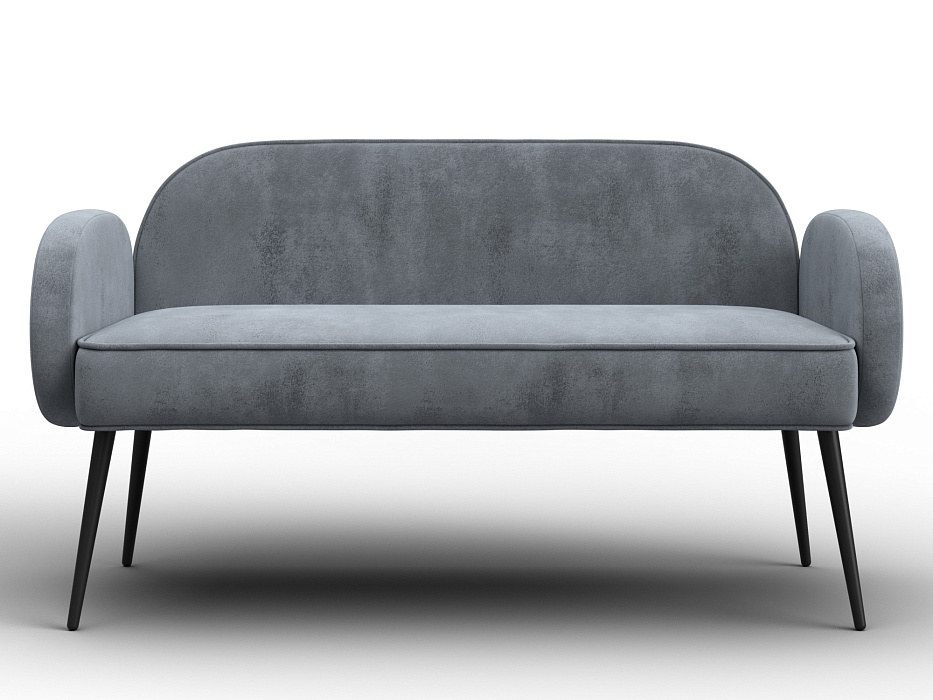 Диван прямой Лига-086 (tower 10 серый)