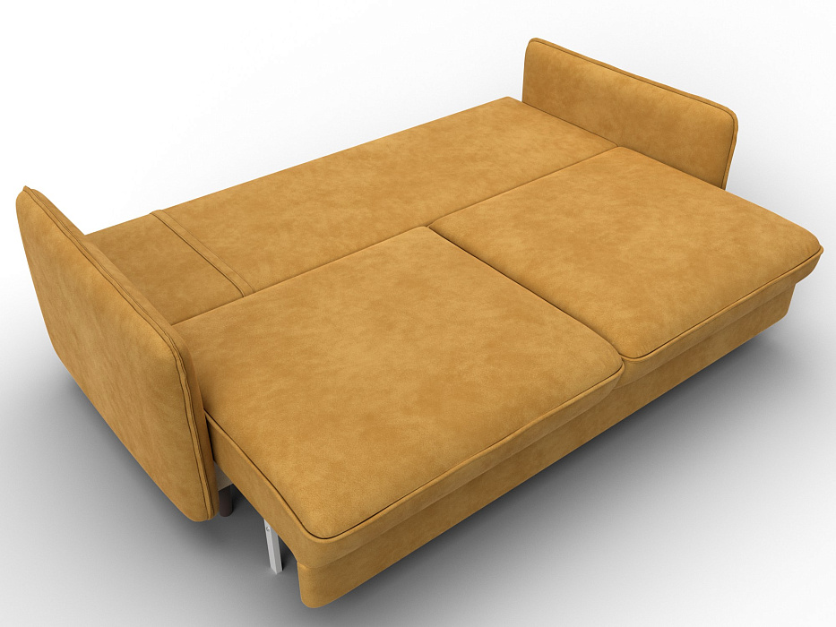 Диван прямой Лига-064 НПБ (brut 10 желтый)