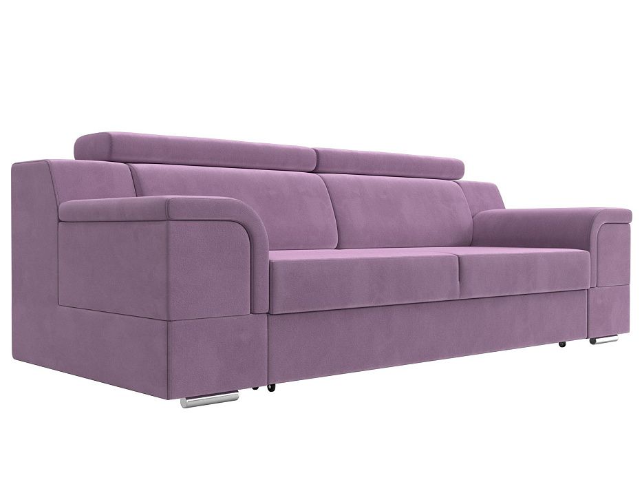 Прямой диван Лига-003 (сиреневый цвет)