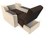 Кресло-кровать Сенатор 80 (коричневый\бежевый цвет)
