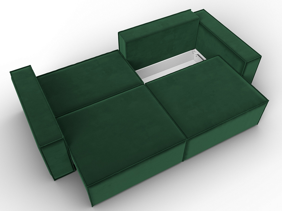 Диван прямой Куба (seven 626 зеленый)