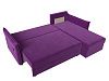 Угловой диван Лига-004 правый угол (фиолетовый цвет)