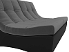 Модуль Монреаль диван (серый\черный цвет)