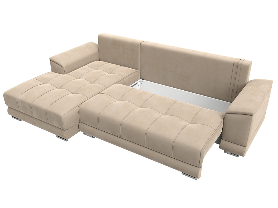 Диван угловой НордСтар левый угол (бежевый)