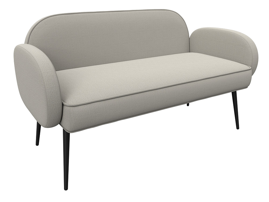 Диван прямой Лига-086 (амур 02 бежевый)