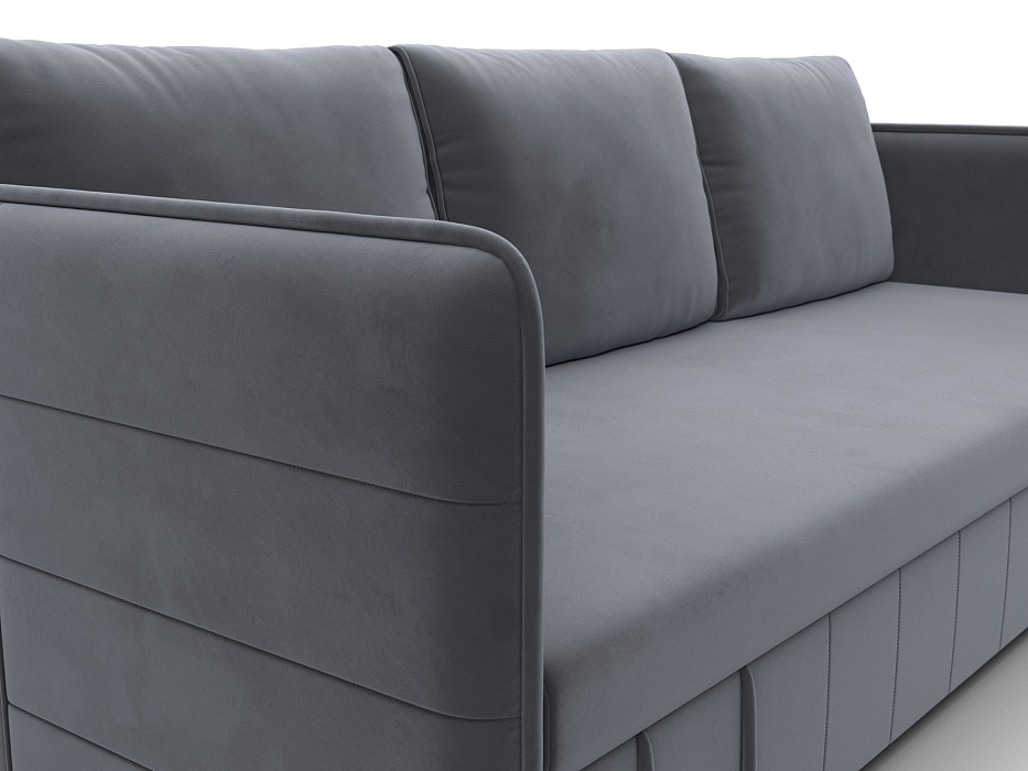 Диван прямой Слим (серый)