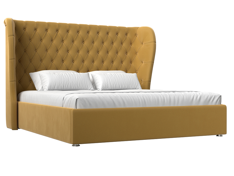 Интерьерная кровать Далия 200 (желтый)