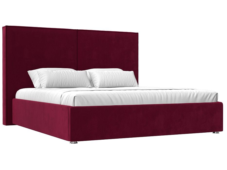 Кровать интерьерная Аура 180 (бордовый)